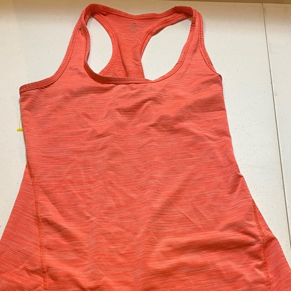 Athleta Vibrant Orange Racerback Tank